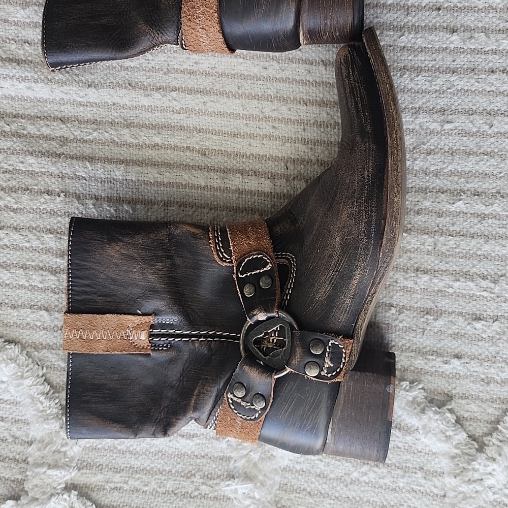 Roma harness ankle boots